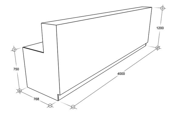 Scheme - Reception counter. Model 5