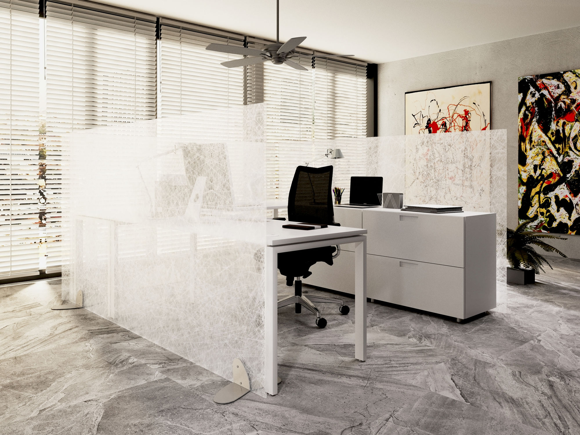 Photo Mobile glass partitions UALCOM-ICE