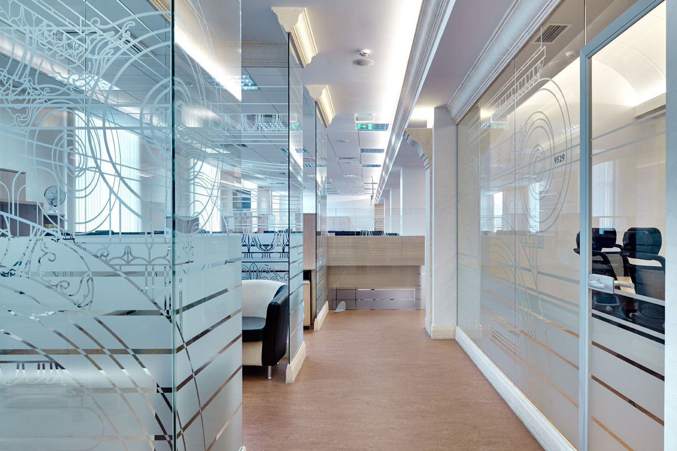 Photo Glass partitions UALCOM-Crystal