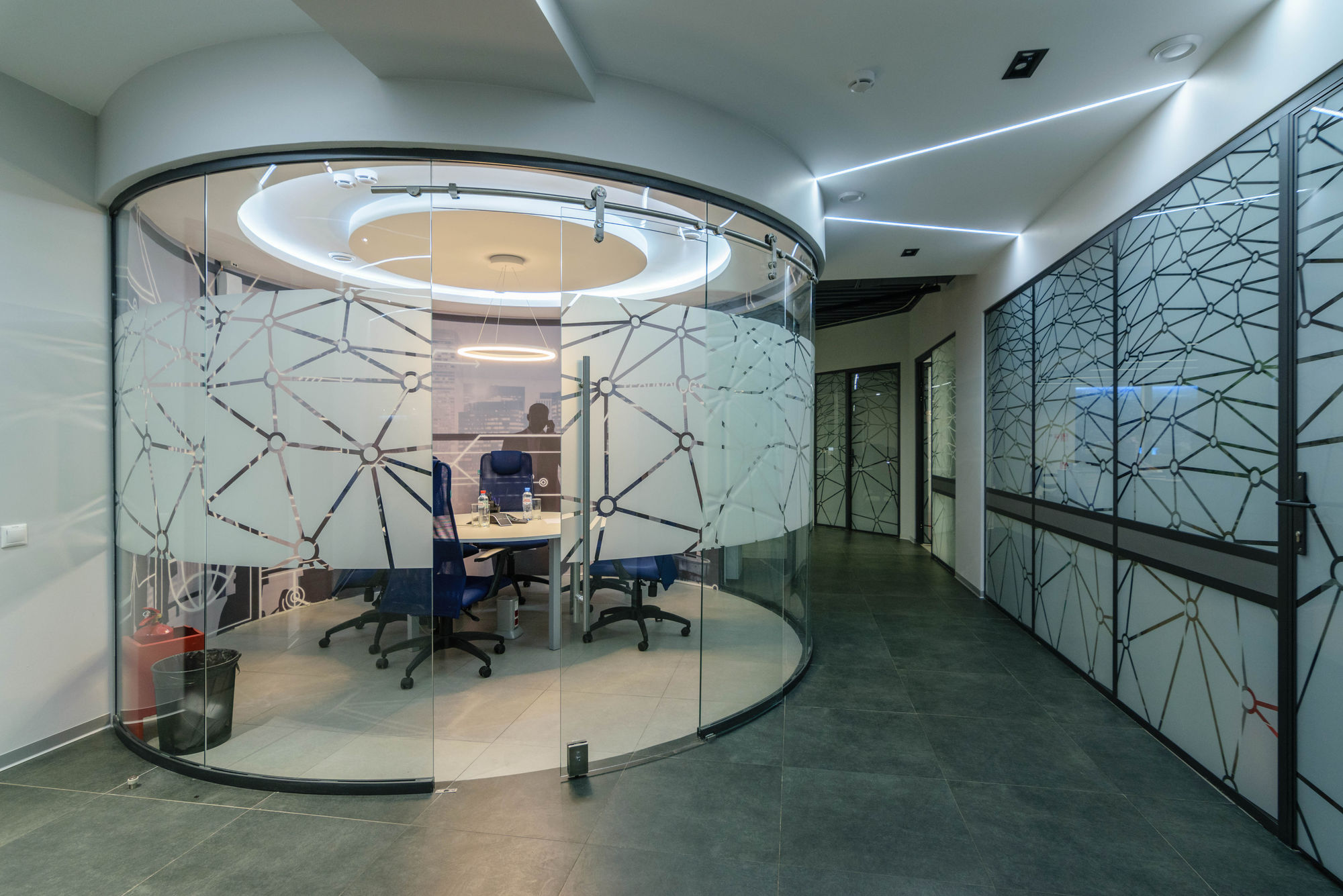 Photo Glass partitions UALCOM-Crystal