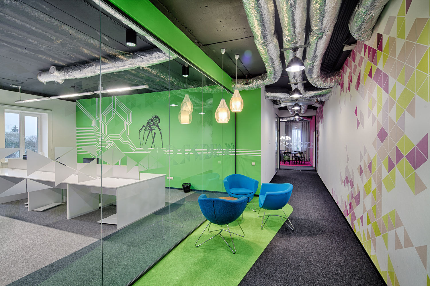 Photo Glass partitions UALCOM-Crystal