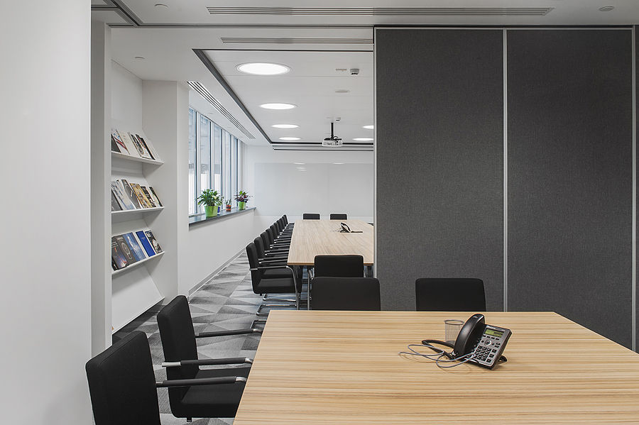 Photo Deaf sliding partitions UALCOM Hufcor