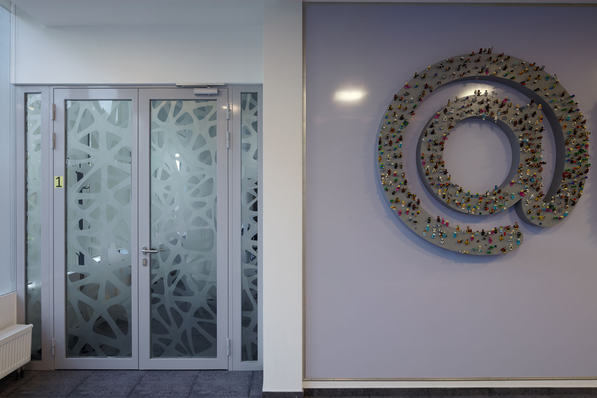 Photo Fire-resistant glazed doors