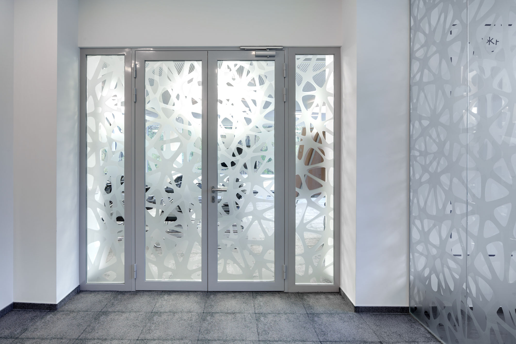 Photo Fire-resistant glazed doors