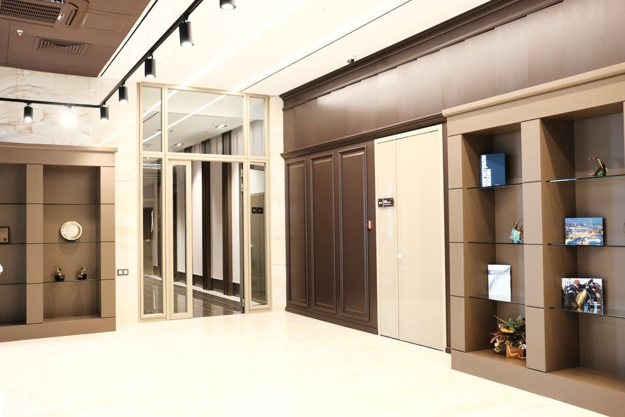 Photo Fire-resistant glazed doors