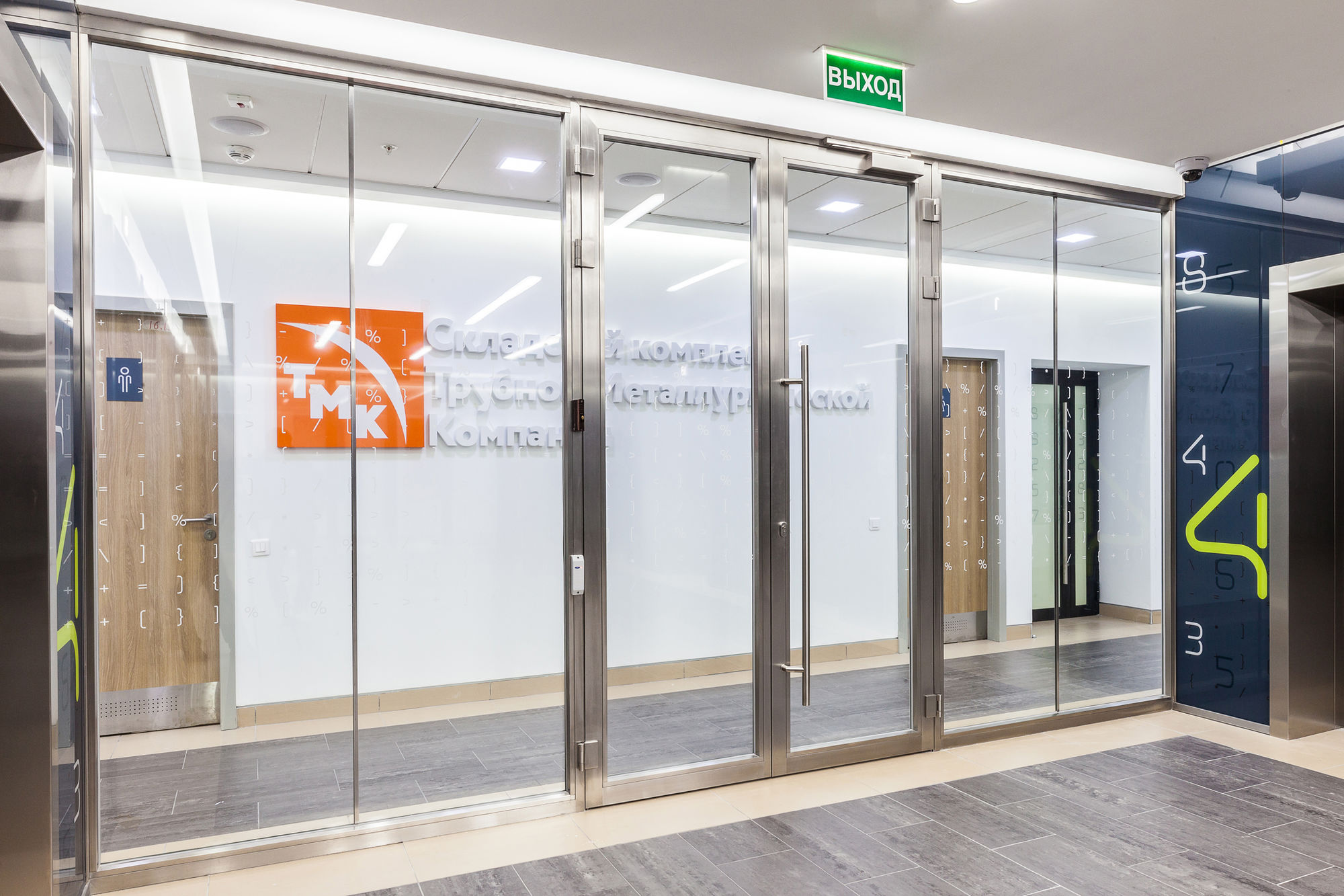 Photo Fire-resistant glazed doors