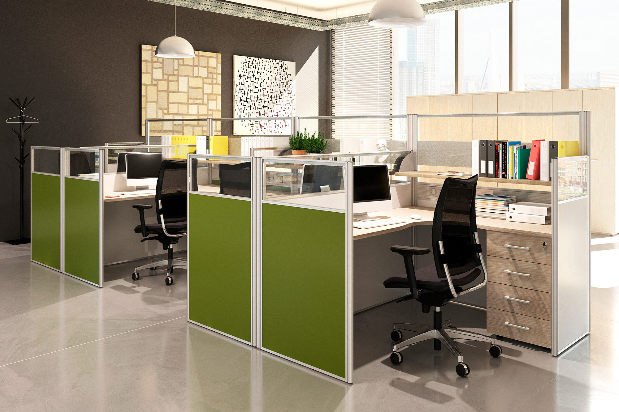 Photo Systems of mobile partitions UALCOM-Blitz