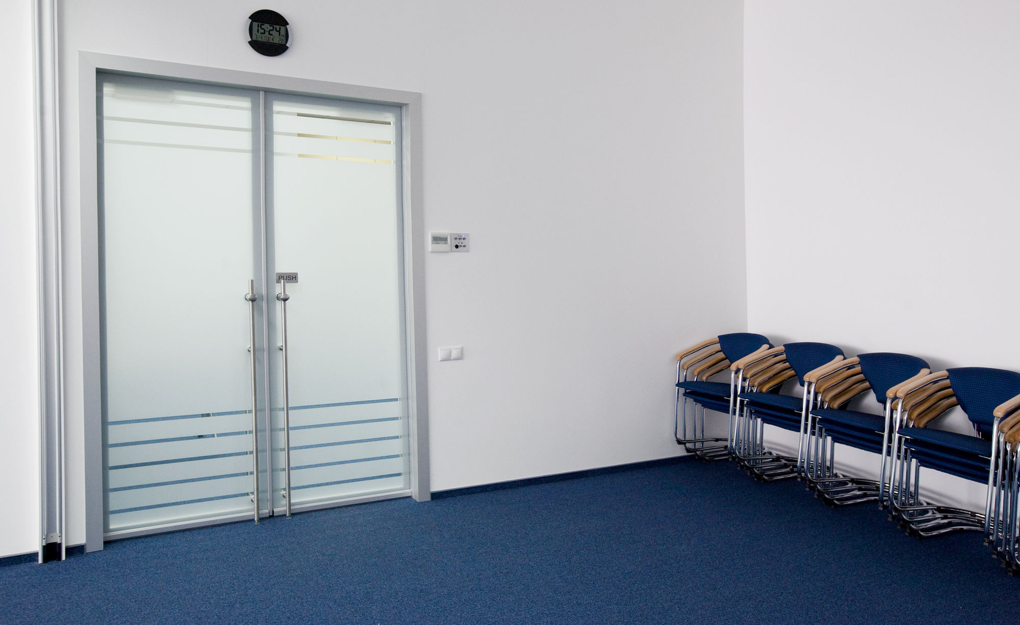 Photo Doors with aluminum lining