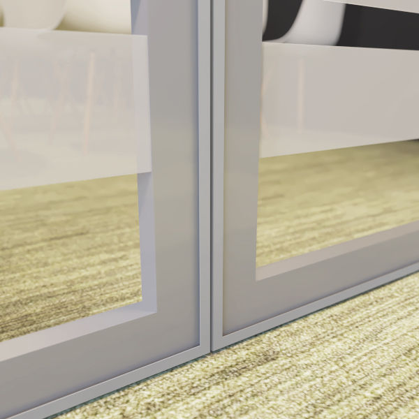 Photo Doors made of glass and chipboard UALCOM-Vitero