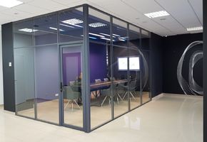 Stylish office of the Vivid company.