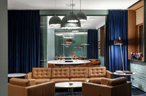 Incredibly stylish work was carried out by UALCOM together with the Architectural Studio of Roman and Dmitri Selukiv.