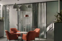 Incredibly stylish work was carried out by UALCOM together with the Architectural Studio of Roman and Dmitri Selukiv.