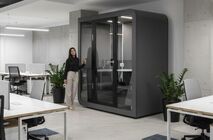 Our acoustic booths are already in use in more than 100 different offices across Ukraine, helping teams have productive calls, meetings, and moments of quiet even in open spaces.