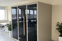 Our acoustic booths are already in use in more than 100 different offices across Ukraine, helping teams have productive calls, meetings, and moments of quiet even in open spaces.