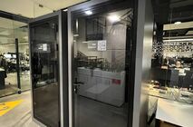 UALCOM installed several single-seat acoustic booths in the office of a technology company.