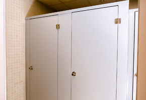 Sanitary partitions in project Fabulous world of dance in the studio GolDance.