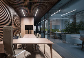 UALCOM-Twin in project UALCOM won the tender to install partitions in the modern office of the company Biosphere.