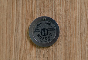 Operable partitions in project The classic design of the office space for a dealer of world manufacturers of agricultural machinery.