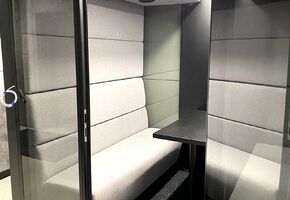 Аcoustic cabins in project EXPRESS has chosen UALCOM acoustic cabins for its office in Kyiv