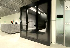 Аcoustic cabins in project EXPRESS has chosen UALCOM acoustic cabins for its office in Kyiv